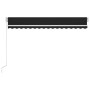 vidaXL Markise Manuell Einziehbar 400x350 cm Anthrazit 3068979_3