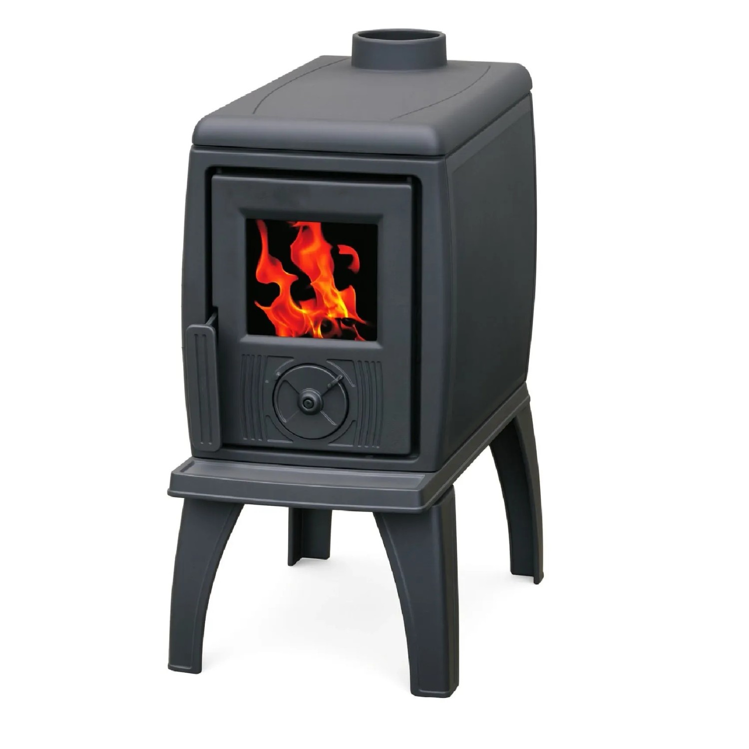 Plamen Gusskaminofen Trenk Mit Herdplatte und 8,9 kW günstig online kaufen