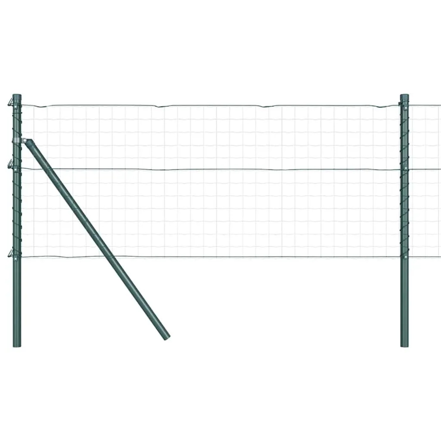 vidaXL Zaunpfosten 26 Stk Grün 3,2 x 3,2 x 100 cm 3350113 günstig online kaufen