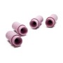Vier rosa Keramikdüsen für Sandstrahlpistole, 4-7 mm. Zubehör für Sandstrahlgerät.