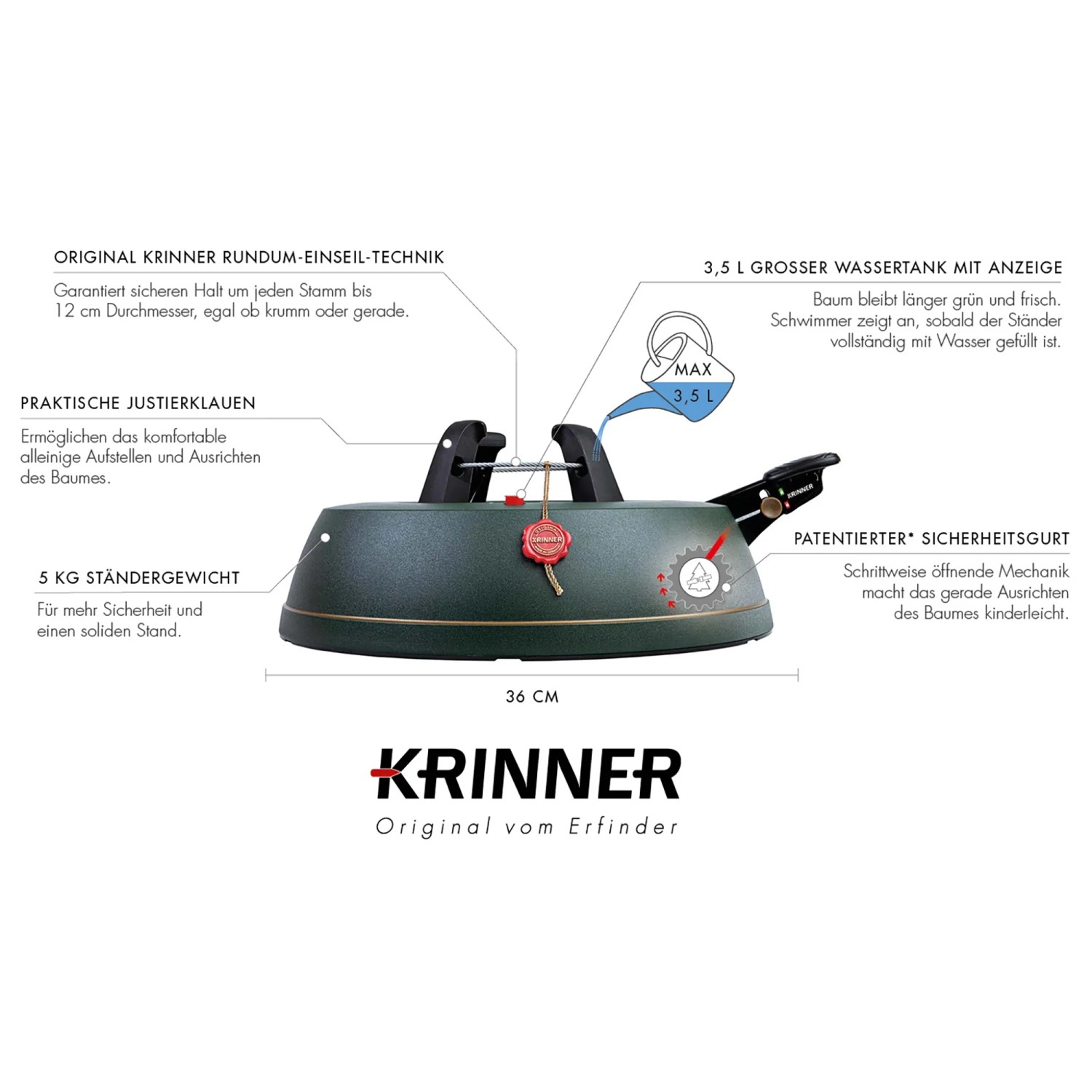 Krinner Christbaumständer Comfort Grip M mit Wassertank kaufen bei OBI