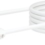 Weißes Schwaiger Antennenkabel mit 90° Winkelstecker, 3 m lang für Audio- und Videoanwendungen.
