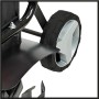 Detailaufnahme: Rad der Einhell Elektro-Bodenhacke GC-RT 1440 M, schwarz/silber.