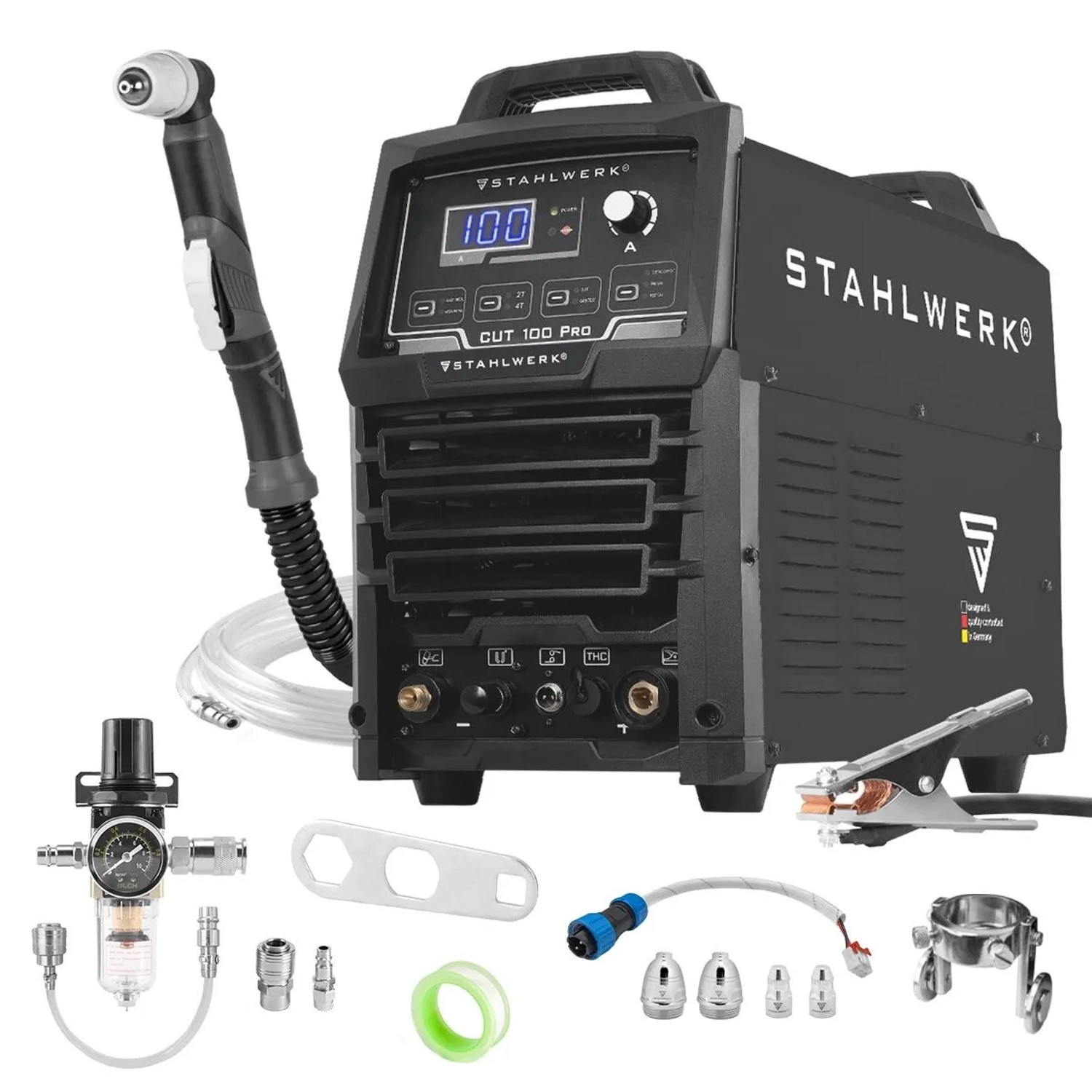 STAHLWERK Plasmaschneider CUT 100 Pro mit 100 Ampere und Pilot Zündung