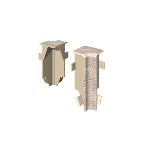 Egger Innenecke Kubisch 6 cm Esche Grau 2 Stück