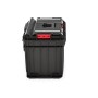 Schwarzer PROREGAL QBRICK Werkzeugkasten One mit Aluschienen, 52 Liter, bis 120 kg Traglast.
