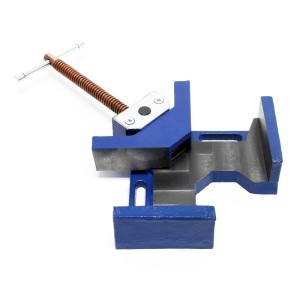 Wiltec Winkelschraubstock 90° 60Mm Tief Winkelzwinge Schraubstock Gehrungszwinge