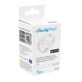 Shelly Smart-Stecker Plug S Gen3, weiße Verpackung mit Produktzeichnung und Logos.