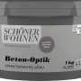 Grauer Eimer Schöner Wohnen Beton-Optik Effektspachtel, 1 Liter für Wände im Betonlook.