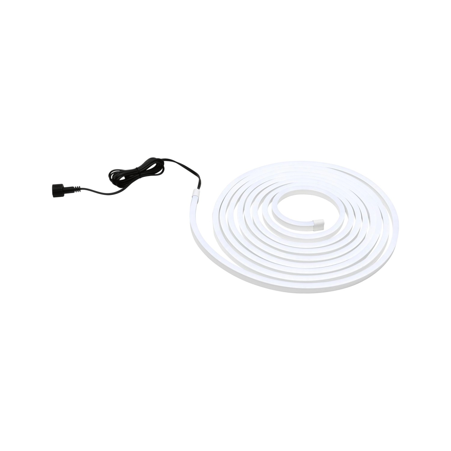 Paulmann SimpLED Outdoor Strip Set, 5m, Tageslichtweiß, aufgerollt mit Zuleitung.