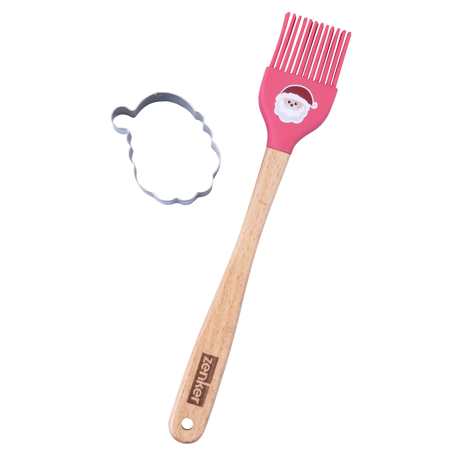 Zenker Teigschaber- und Ausstecher-Set Mehrfarbig 2-teilig 2-fach Sortiert_2