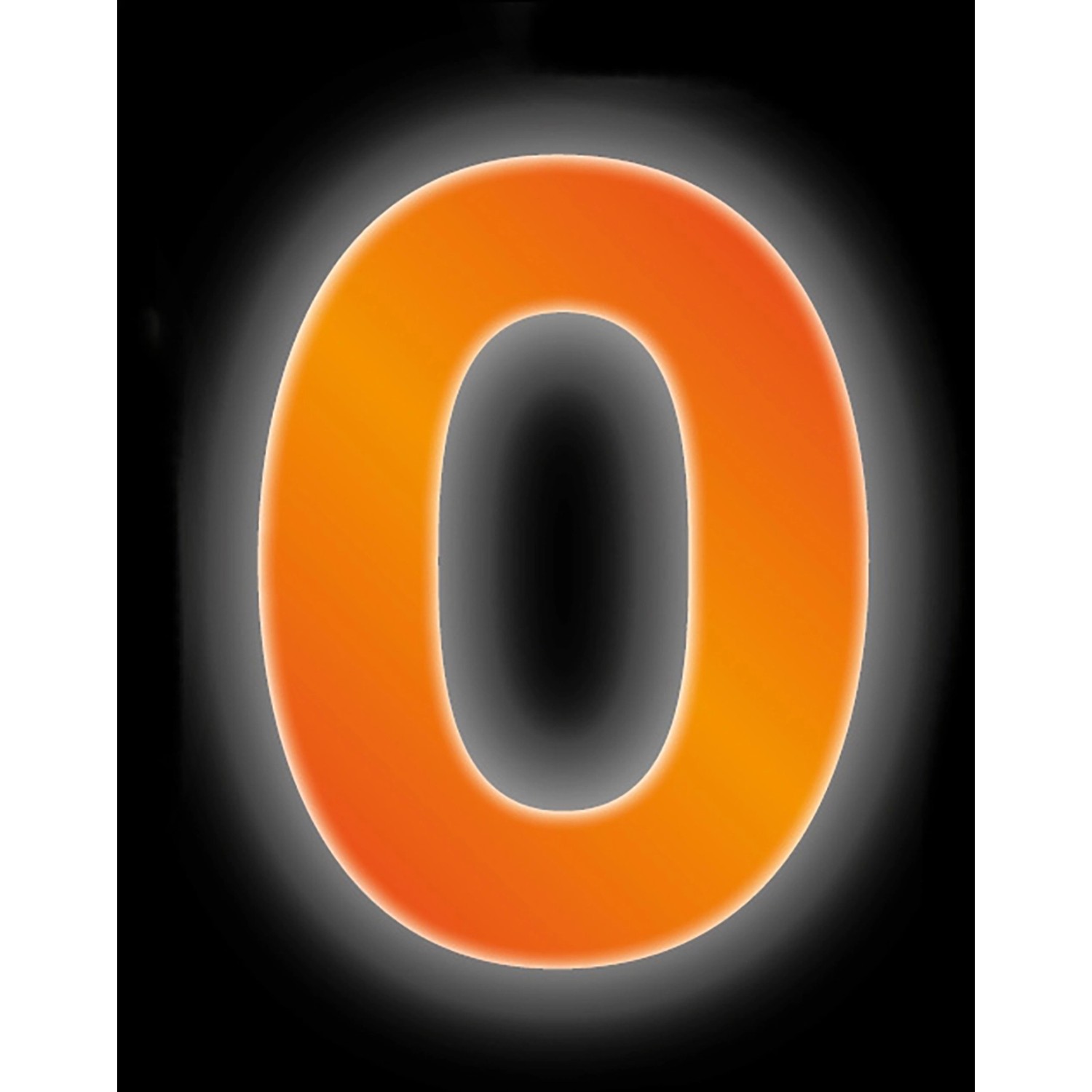 Conacord Klebezahl 0 Reflektierend 8 cm Orange günstig online kaufen