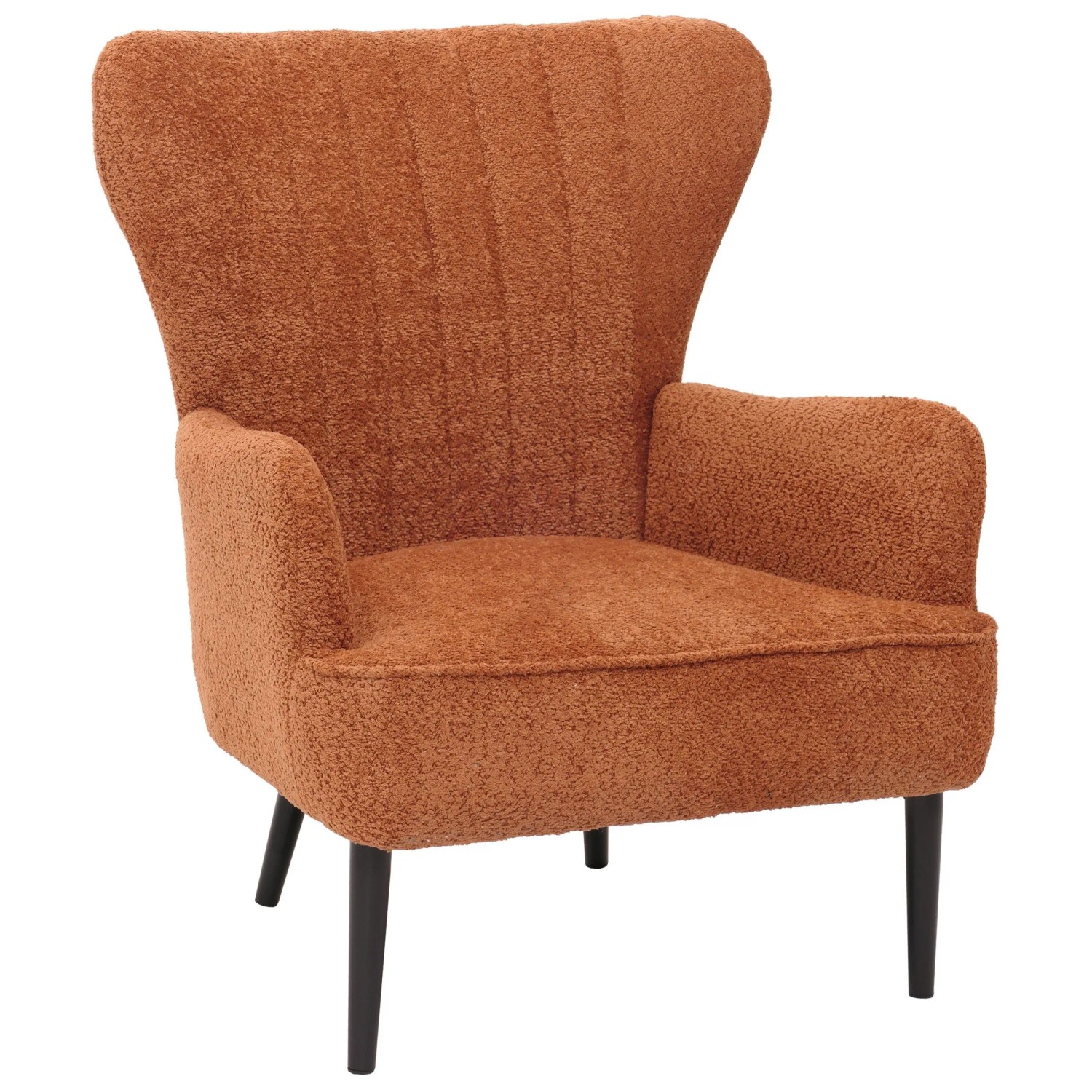 MCW Lounge-Sessel K37 Stoff Chenille 500g/m² Orange günstig online kaufen