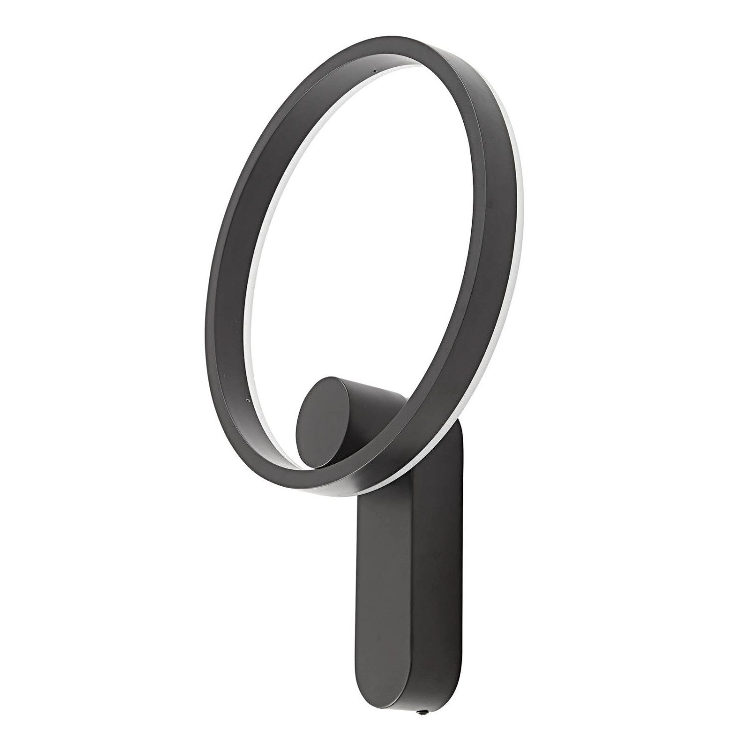 Lucande LED Wandleuchte Wandlampe Innen Yekta 10010698 Dimmbar Design Modern in Schwarz aus Metall 1-flammig Wohnzimmerl...