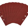 LUX Schleifstreifen K100, 93x230mm, 10er-Pack für Schwingschleifer, zum Bearbeiten von Holz und Metall.