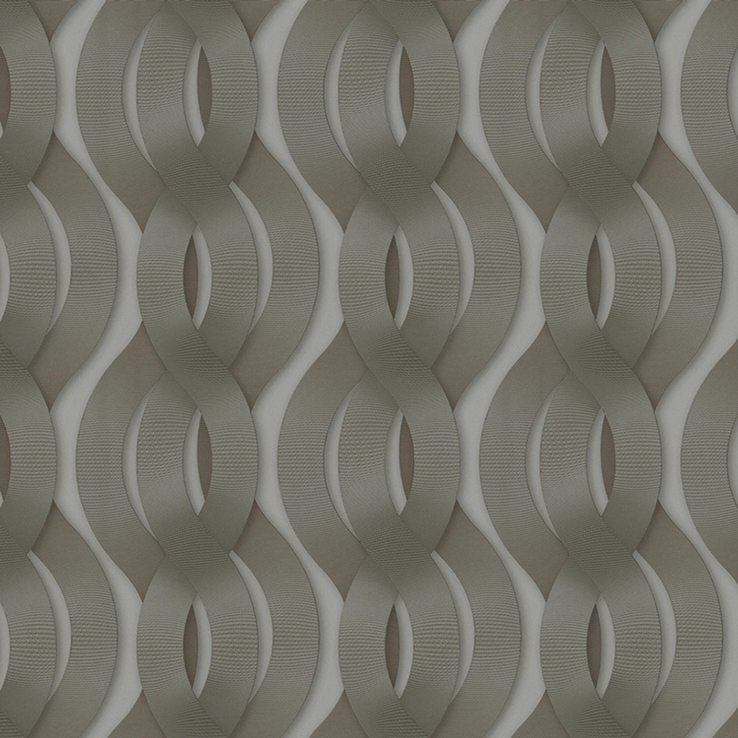 Marburg Vliestapete Grafisch Schlingen Braun-Pearl 10,05 m x 0,70 m FSC®