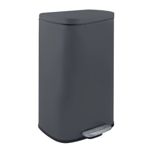 Spirella Kosmetikeimer Akira, 50 l, Grau, mit Pedal und Inneneimer.