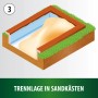 Anwendungsbeispiel: Heissner Teichvlies als Trennlage im Sandkasten unter Folie.