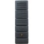 4rain Wandtank Slim Wood Decor 330 l in Graphite Grey mit Auslaufhahn.