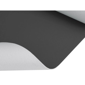 PVC-Bodenbelag Primaflor Expotop Anthrazit, unifarben, gerollt.