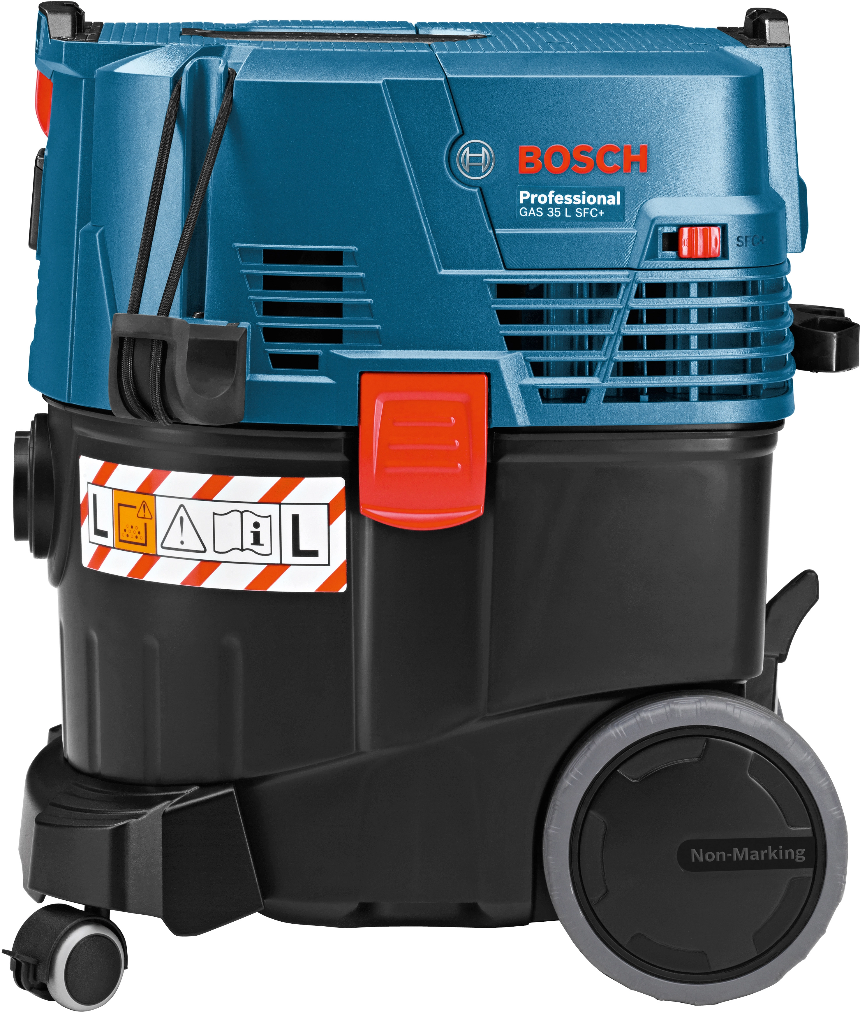 Bosch Professional Industriestaubsauger GAS 35 L SFC+ 1.200 W mit 3 m  Schlauch
