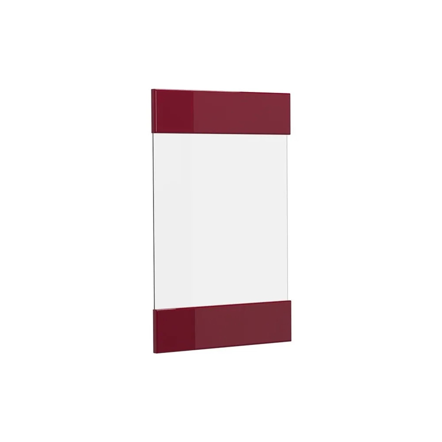 Vicco Küchenfront R-Line Rot Hochglanz 40 x 59 Möbelfront für den Hängeglasschrank Art Nr 41238