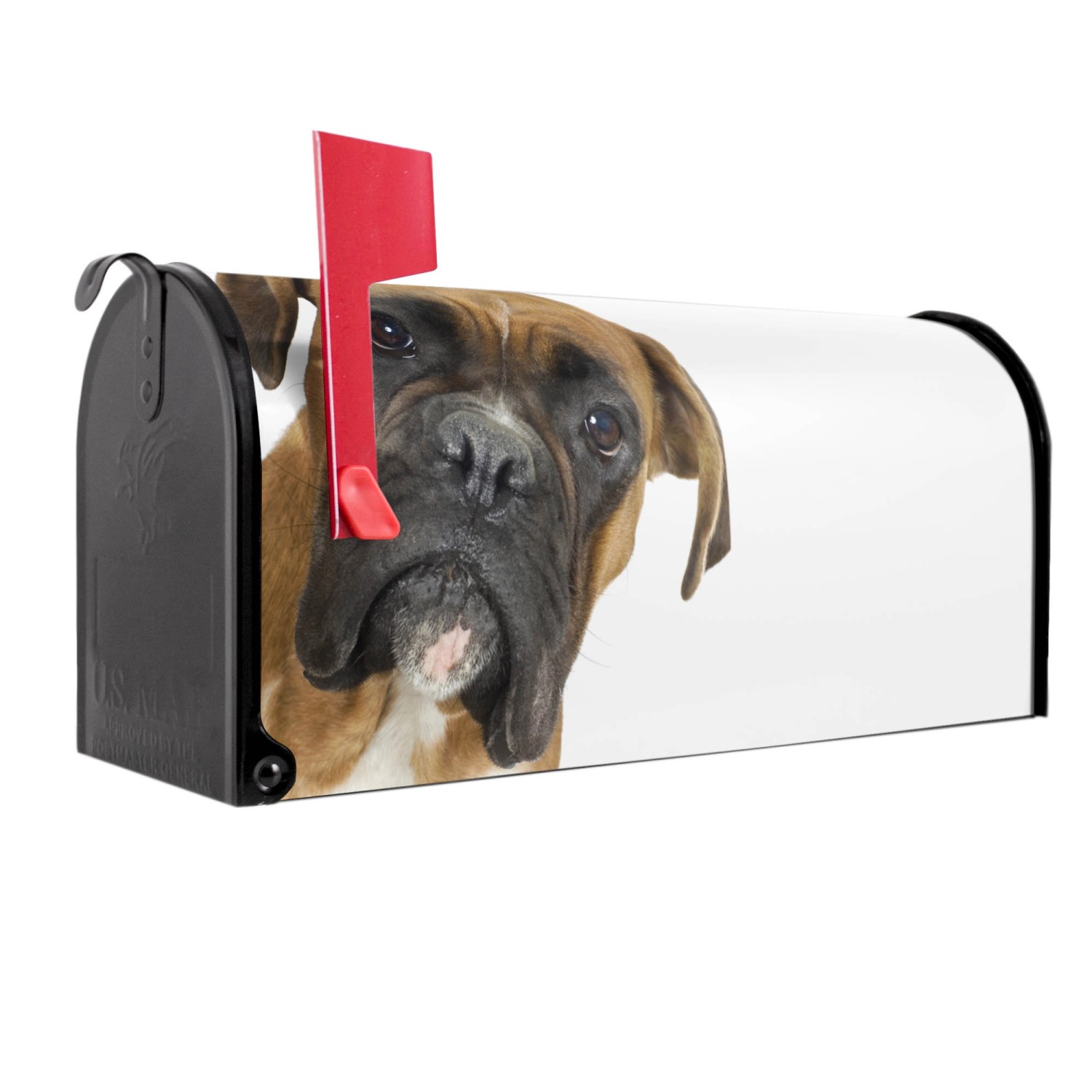 Banjado Amerikanischer Briefkasten Schwarz 48x22x16cm US Mailbox Letterbox günstig online kaufen