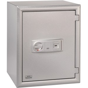 Burg-Wächter Wertschutzschrank MTD 760 K, Tresor in Silber-Metallic mit mechanischem Schloss.