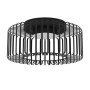 Moderne LED-Deckenleuchte Ginestrone-Z von Eglo, schwarz-weiß, Ø 46 cm. Smarte Beleuchtung für Ihr Zuhause.