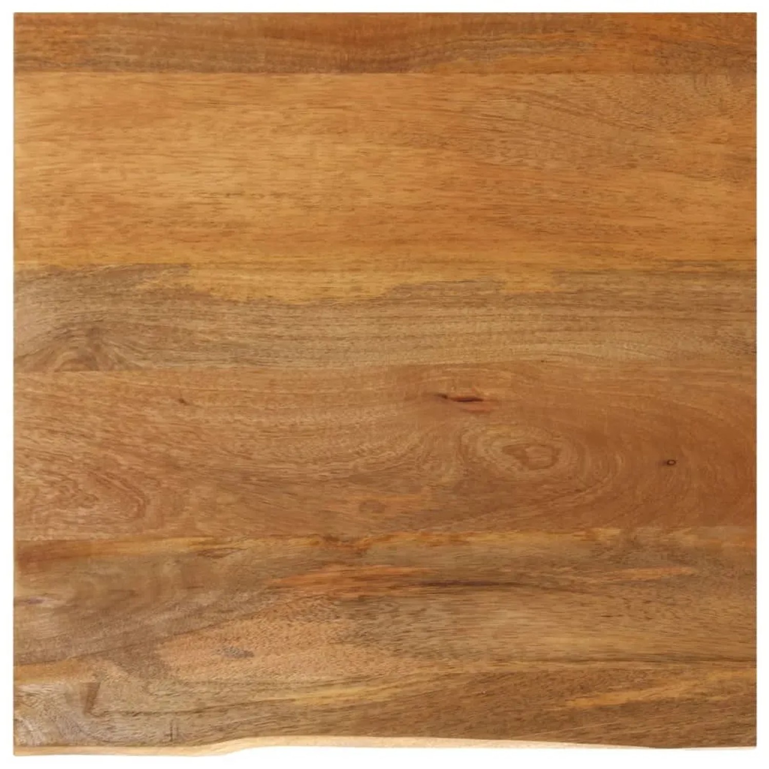 vidaXL Tischplatte mit Baumkante 60x60x2,5 cm Massivholz Mango 370546
