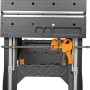 Worx Pegasus WX051 Multifunktions-Arbeitstisch, klappbar, mit Schnellklemmen und Haltern.