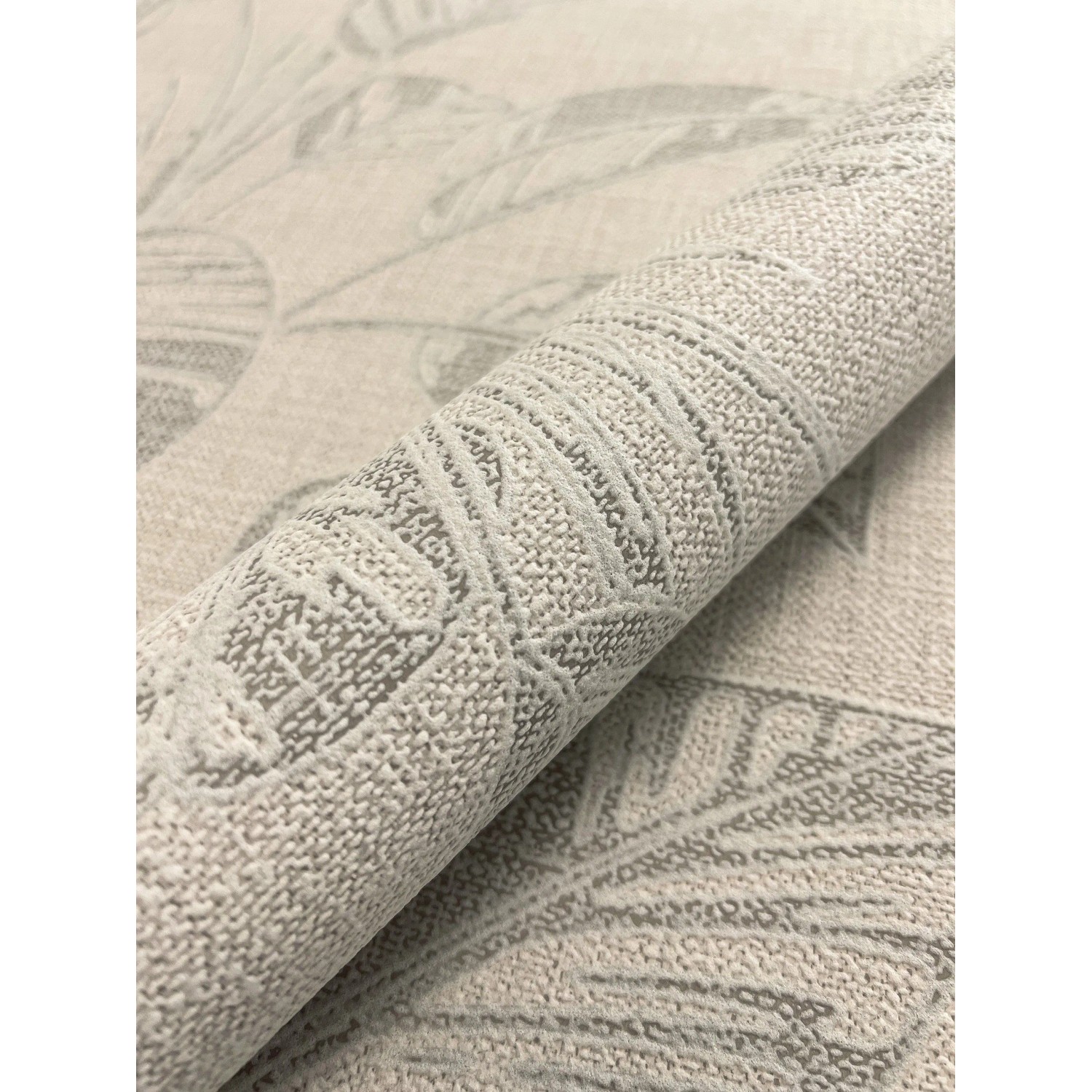 Newroom Vliestapete Bivona Beige Blätter Natur Strukturiert FSC® günstig online kaufen