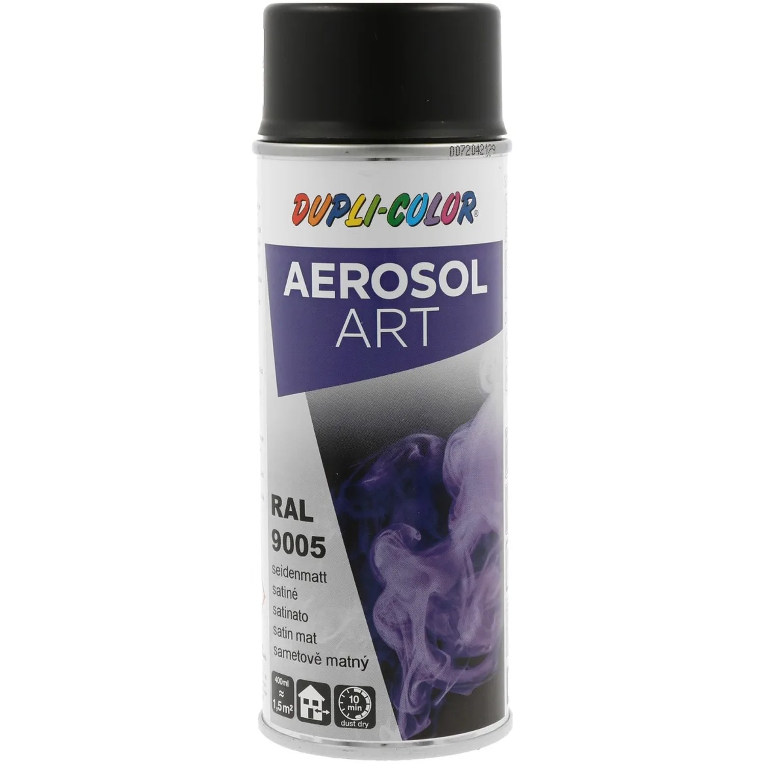 Dupli-Color Aerosol Art RAL 9005 Seidenmatt 400 ml