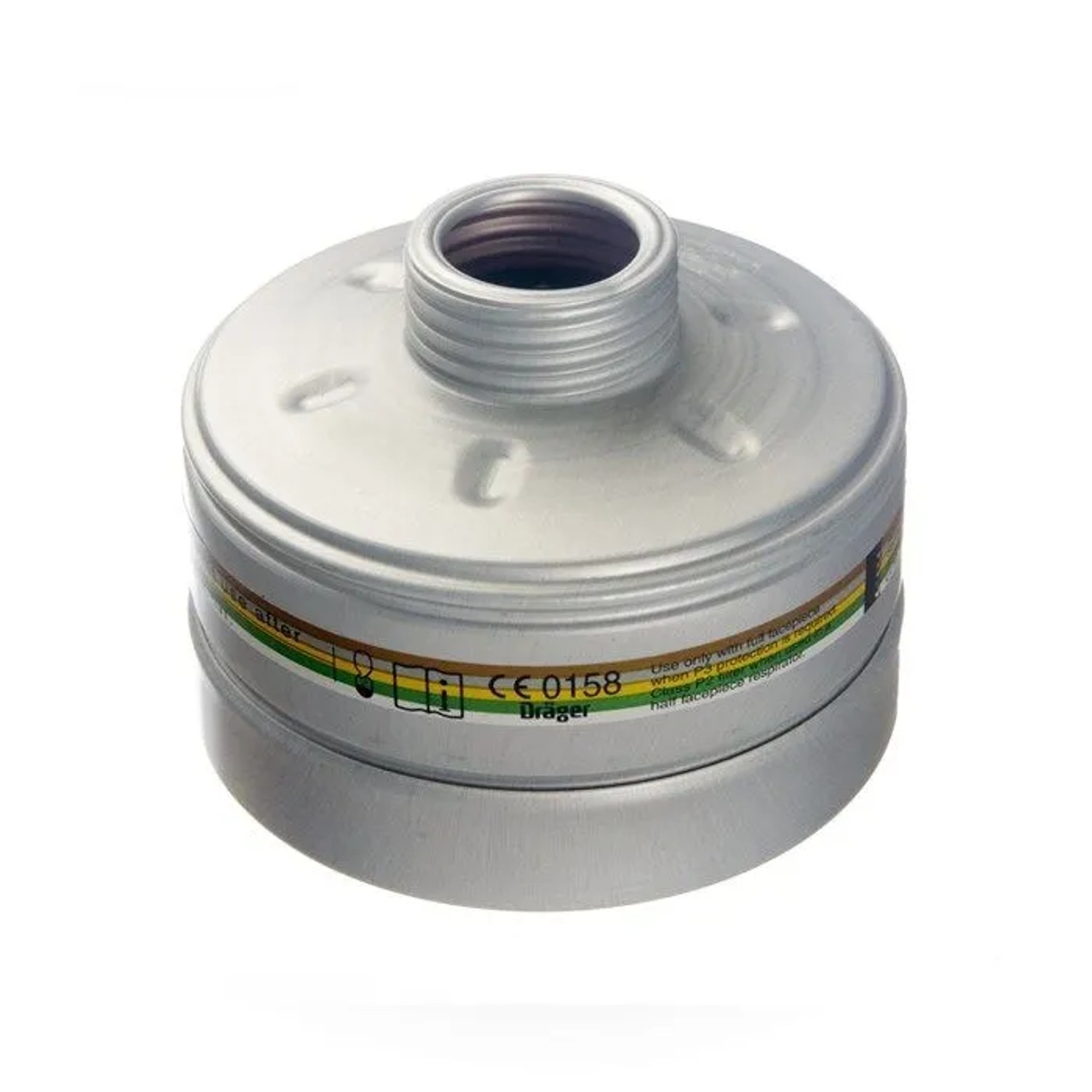 Dräger Atemschutz Kombinationsfilter 940 A2b2e2k1 P2 R D Gasfilter Partikelfilter mit Rd40 Anschluss Silber