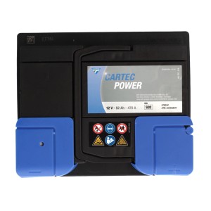 Cartec Starterbatterie Power SLI 52 AH/470 A für PKW und SUV.