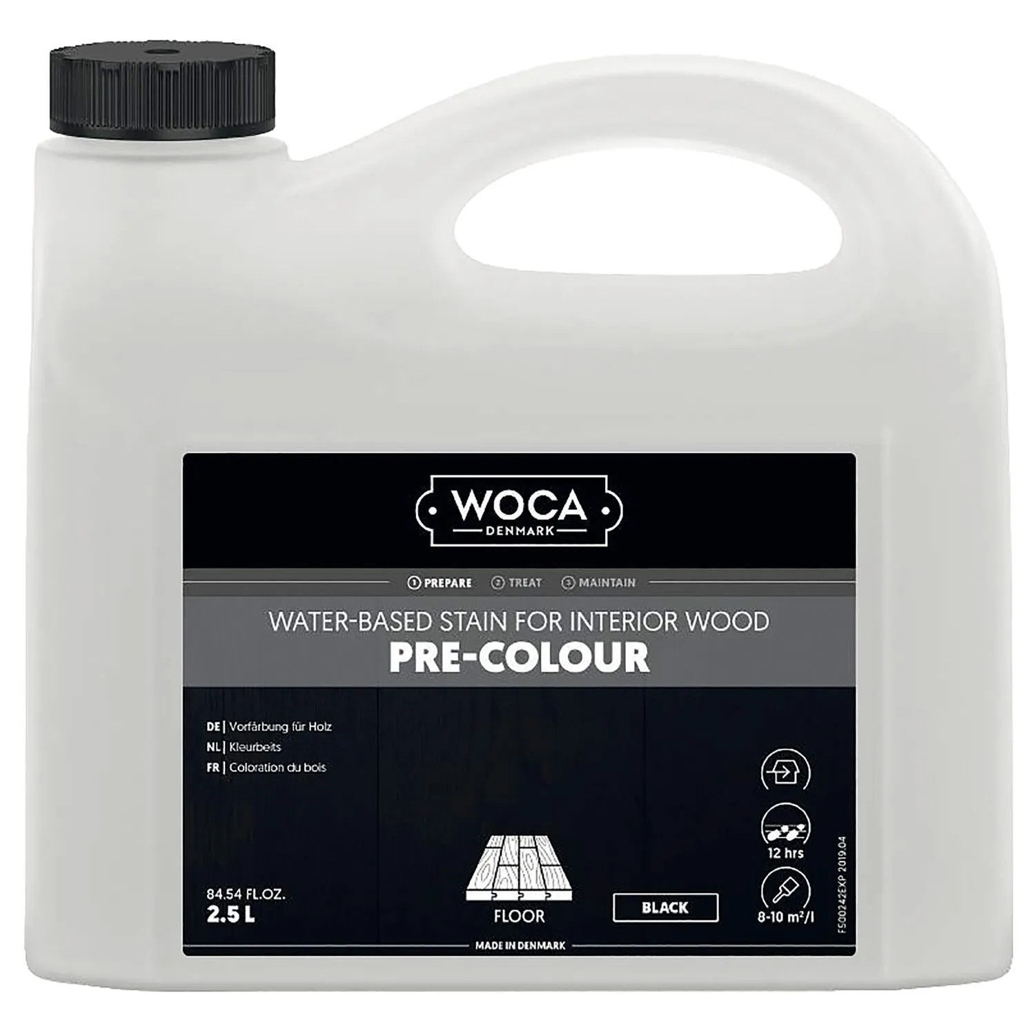 Woca Pre-Colour Beize Innen Wasserbeieze Schwarz 2,5,