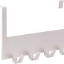Siro Türgarderobe mit 4 Haken, Metall Nickel Matt, zum Einhängen an der Tür.
