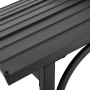 Detailaufnahme des braunen Sunjoy Grill Pavillons Ecrins aus Stahl, Terrassenüberdachung.