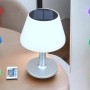 Dapo Solar Tischleuchte Jolla mit bunten LEDs und Fernbedienung, verschiedene Farbvarianten.