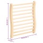 vidaXL Sauna-Rückenlehne S-Form Massivholz Kiefer 51691_5
