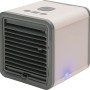 Mini Luftkühler, 5 W, mit drei Geschwindigkeitsstufen und USB-Anschluss. Kompaktes Klimagerät für den Schreibtisch.