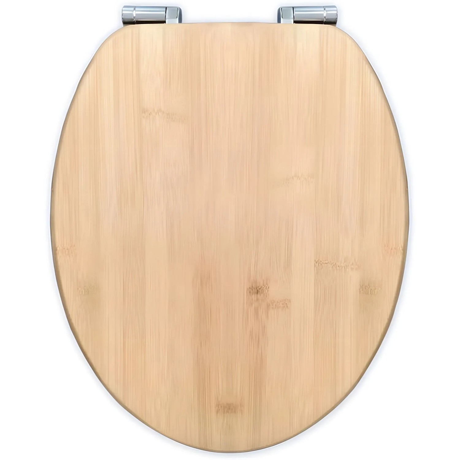 Bath4U WC Sitz aus Bambus 37 5x43 5cm Soft-Close Absenkautomatik bis 150kg