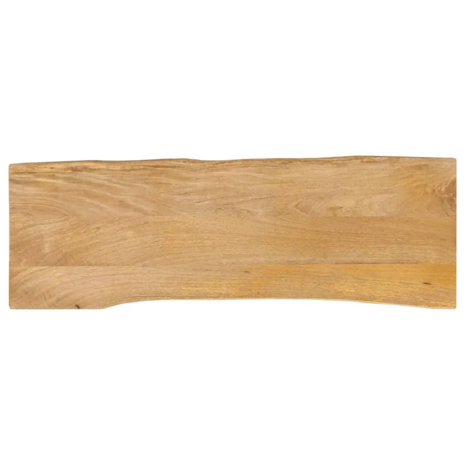 vidaXL Tischplatte mit Baumkante 140x40x2,5 cm Massivholz Mango 370711
