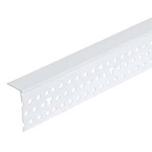 Protektor Abschlussprofil 37864 Trockenbau 305 cm Weiß Kantenschutz für 12,5 mm Gipskartonplatten