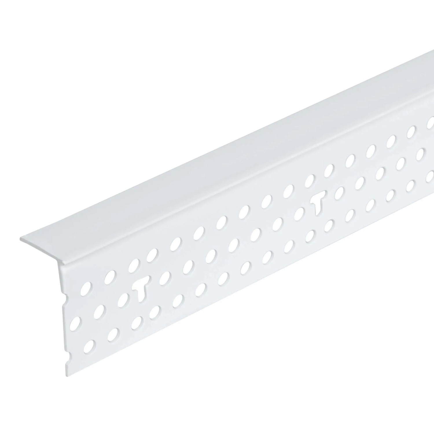 Protektor Abschlussprofil 37864 Trockenbau 305 cm Weiß Kantenschutz für 12,5 mm Gipskartonplatten