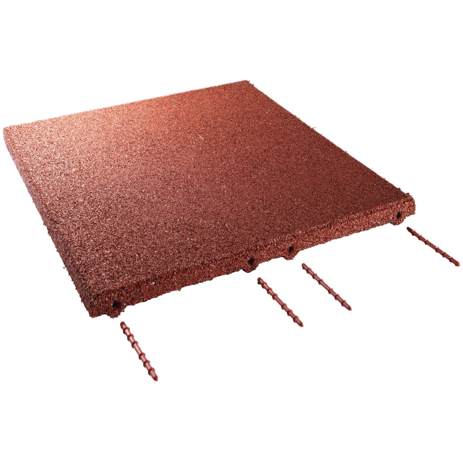 Terrasoft Fallschutzplatte 3 cm Rotbraun 1 m² Paket