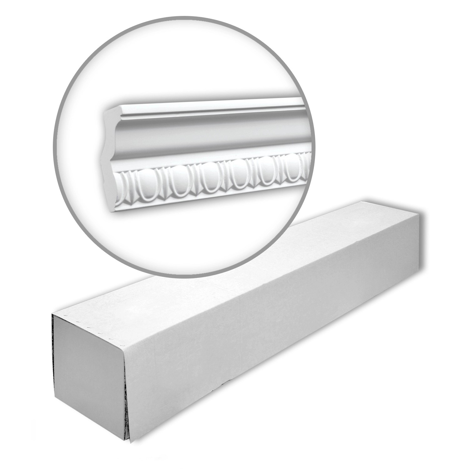 PROFHOME 150112 Eckleisten 1 Karton Set mit 16 Zierleisten 32 m Weiß günstig online kaufen