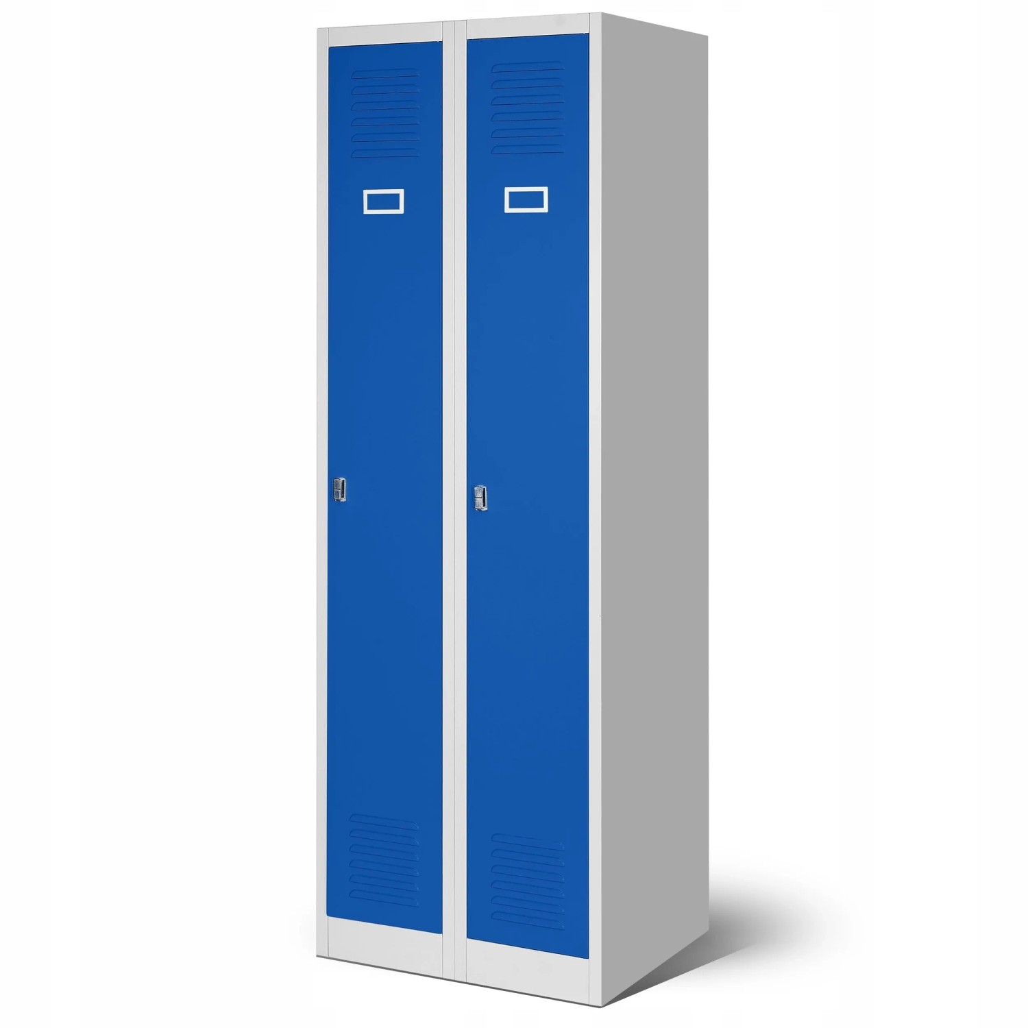 Jan Nowak Spind Umkleideschrank KACPER II 180 x 60 x 50 cm Grau-Blau