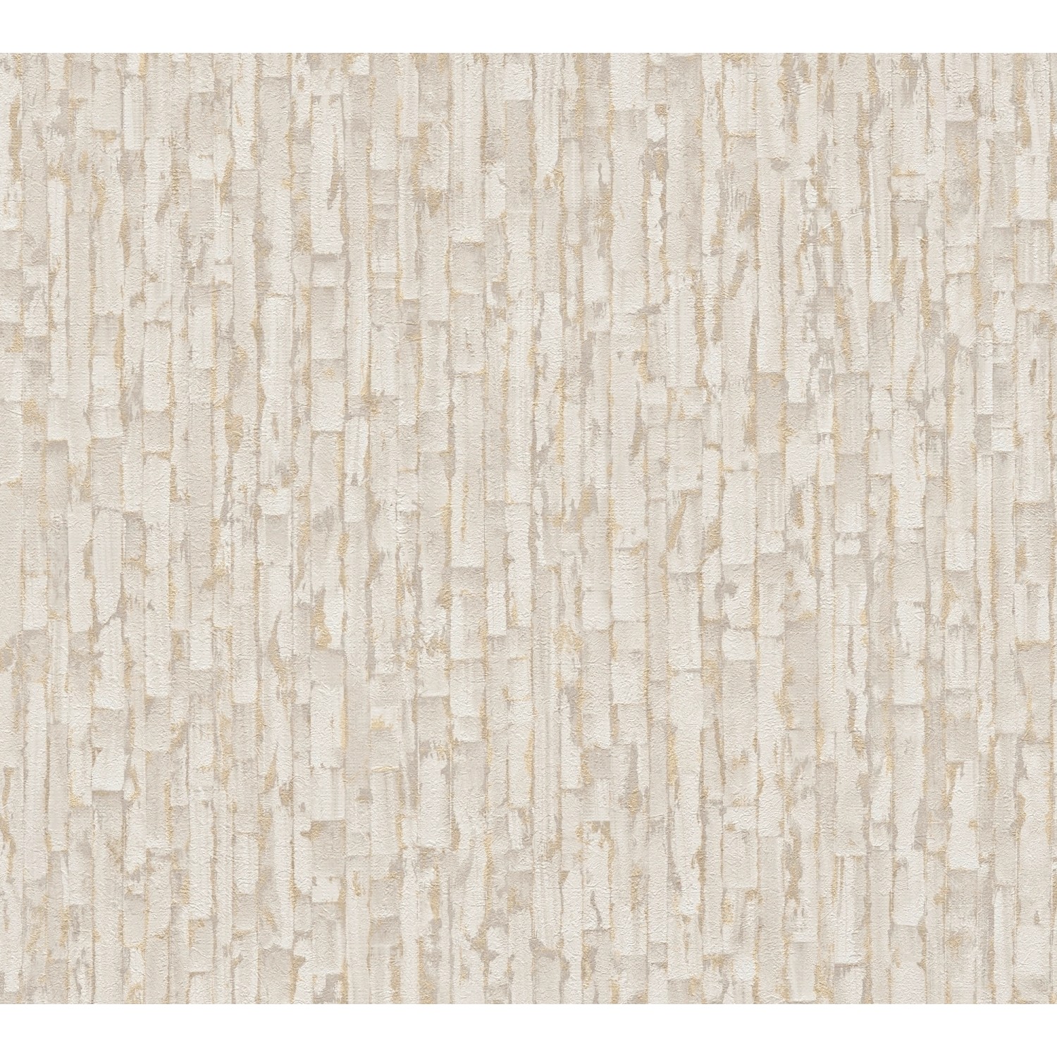 A.S. Creation Vliestapete Modern Oberfläche 10,05 m x 0,53 m Creme-Gold FSC günstig online kaufen