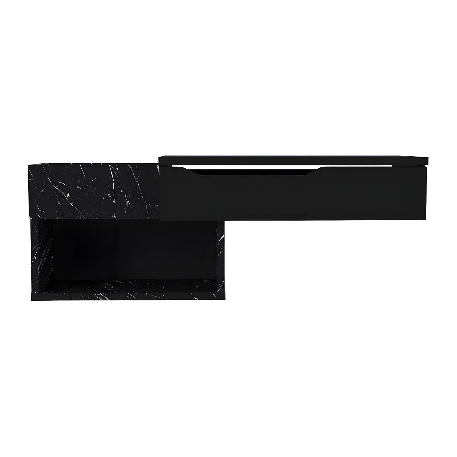 Vente-unique Konsolentisch Dareka Schwarz 90 cm